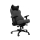 Fotel gamingowy Yumisu 2054 (Ciemnoszaro-Czarny) Tkanina Y-2054-DB-M